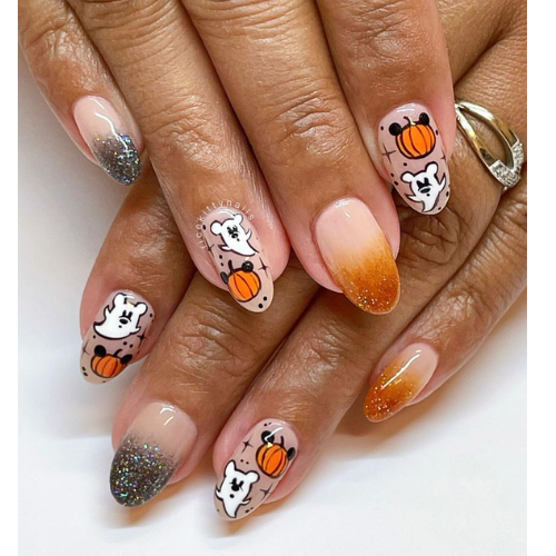 Cute Disney Halloween nails, disney nail ideas, disney nails, disney halloween nail ideas, purple, disney nails for halloween, pink, disney halloween pumpkin nails, halloween themed disney nails, spooky halloween nails, sally nails halloween disney, nightmare before christmas nails, nightmare before christmas nail ideas, jack skellington nails, mickey pumpkin nails, pumpkin mickey nails, mickey ghost nails, mickey mouse ghost nails, disney oogie boogie bash nails, mickeys not so scary halloween party nails, short, simple, almond, mickey mouse nails, mickey mouse nail ideas, disneyland nails, disney world nails, disney nail art, best, magical, disneyland nail ideas, disney world nail ideas, easy, disney nail art ideas, mickey nail ideas, disney nail design ideas, pastel.