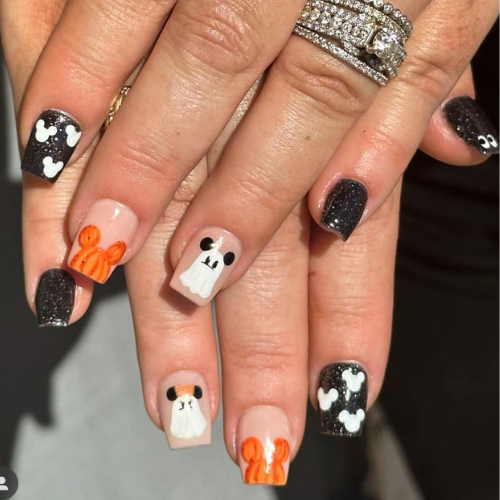 Cute Disney Halloween nails, disney nail ideas, disney nails, disney halloween nail ideas, purple, disney nails for halloween, pink, disney halloween pumpkin nails, halloween themed disney nails, spooky halloween nails, sally nails halloween disney, nightmare before christmas nails, nightmare before christmas nail ideas, jack skellington nails, mickey pumpkin nails, pumpkin mickey nails, mickey ghost nails, mickey mouse ghost nails, disney oogie boogie bash nails, mickeys not so scary halloween party nails, short, simple, almond, mickey mouse nails, mickey mouse nail ideas, disneyland nails, disney world nails, disney nail art, best, magical, disneyland nail ideas, disney world nail ideas, easy, disney nail art ideas, mickey nail ideas, disney nail design ideas, pastel.